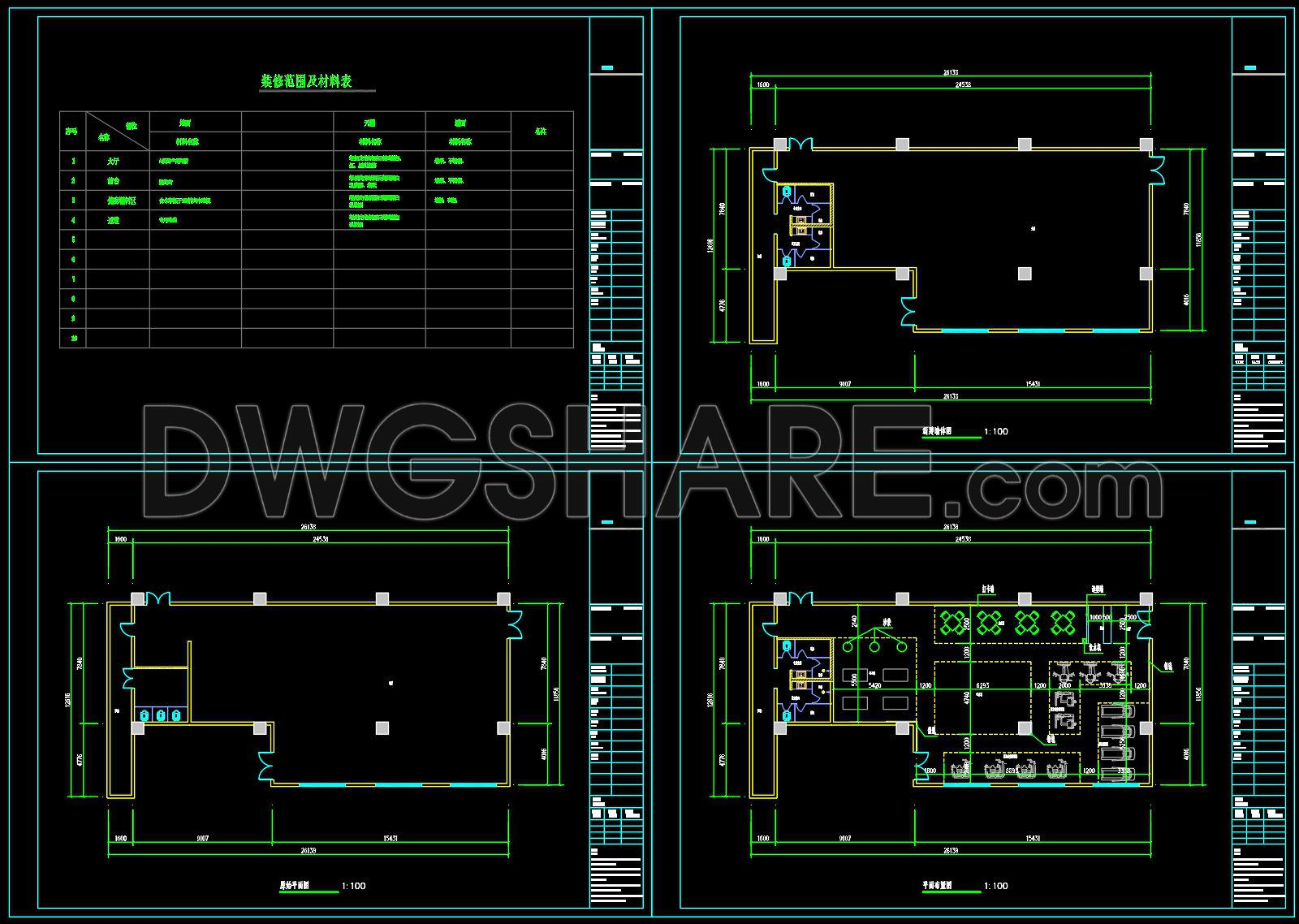 33. Modern Gym Interior Cad Drawing Set – Full Layout, Mep Systems & 3d ...