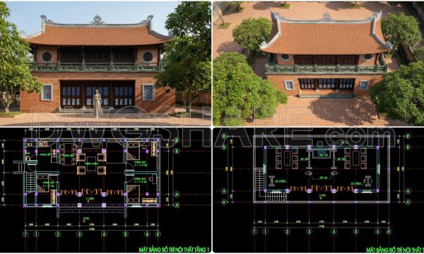 34. Free Download of Construction Design Drawings for a 2-Story Ancestral House (8m x 15m)