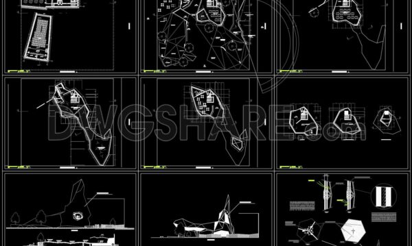 35. Download Memorial Museum Architecture CAD – Plans, Sections & Elevations