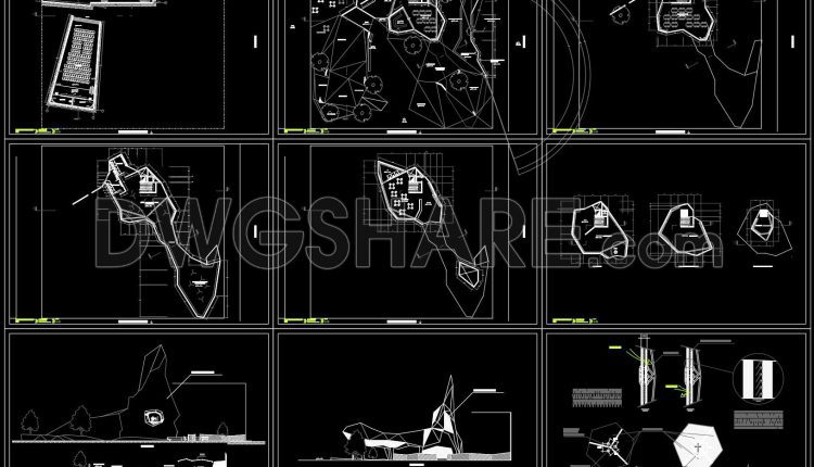 35. Download Memorial Museum Architecture CAD – Plans, Sections & Elevations (1)