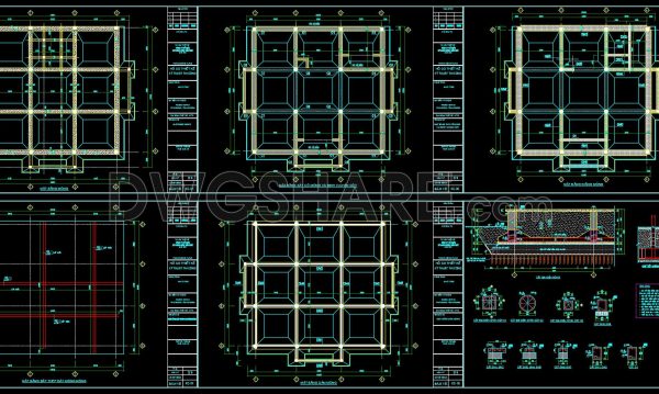 4 months ago
                

                
             309399. Free Download of Structural CAD Drawings for 13.7m x 14.9m Reinforced Concrete Townhouse