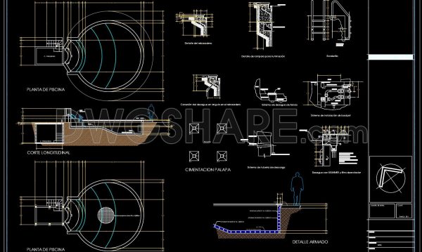 5 months ago
                

                
             58040. Free download CAD drawings for a 60m x 90m residential swimming pool