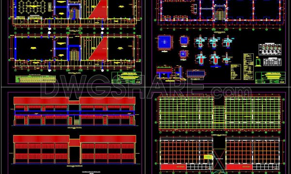 4 months ago
                

                
             45441. Free Download CAD Drawings of Classrooms – Architecture, Structure, and Installations