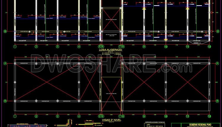 41. Free Download CAD Drawings of Classrooms – Architecture, Structure, and Installations (4)