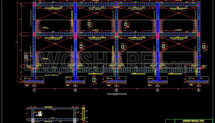 41. Free Download CAD Drawings of Classrooms – Architecture, Structure, and Installations (1)