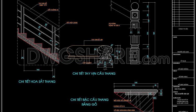 422. Download Free Townhouse Staircase CAD Drawings – Detailed Plans (1)