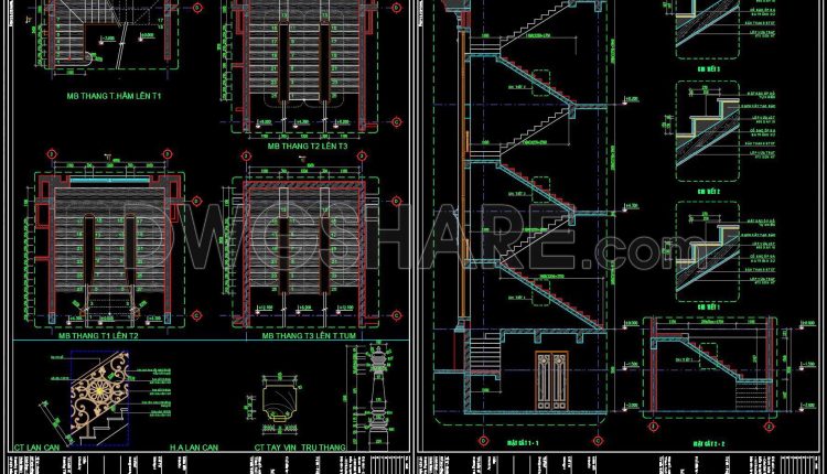 425.-download-complete-staircase-cad-drawings-for-townhouses-free-access