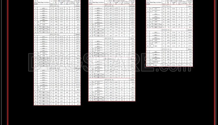 440. Download Free Detailed CAD Drawings of a 22-Story Building Column (1)