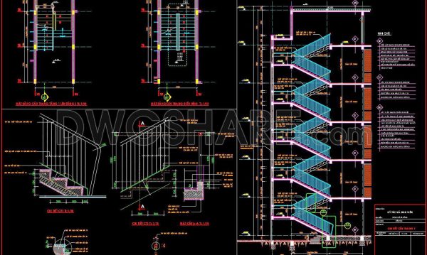 5 months ago
                

                
             398452. Download free detailed CAD drawings of iron staircase railings for dormitory buildings