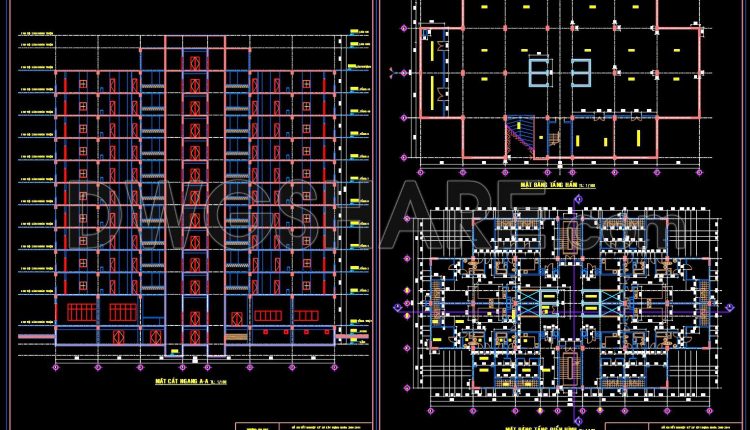 459. 12-story Apartment Building Design Project – Full Architecture, Structural Drawings, And Technical Report (1)