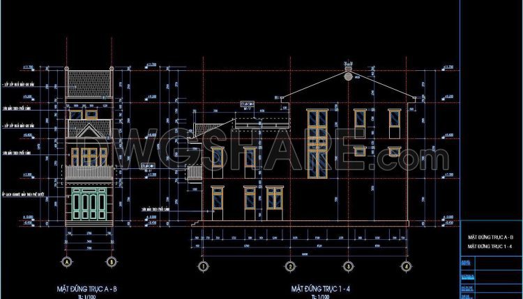 484. Download the 3-story townhouse architectural concept plans (3.7m x 17m) (2)