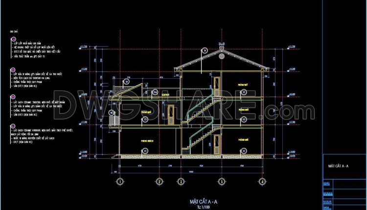 484. Download the 3-story townhouse architectural concept plans (3.7m x 17m) (1)
