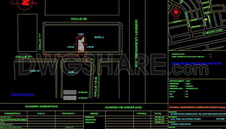 486. Download the 3-story residential architectural and structural plans (7.6m x 19.3m) (8)