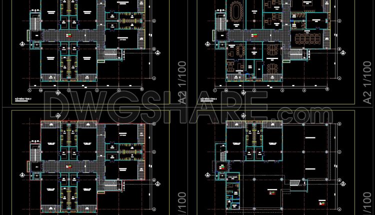 56. Download Concept Design Cad Drawings Of A 5-storey Kindergarten With A Total Area Of 4,400m2 (1)