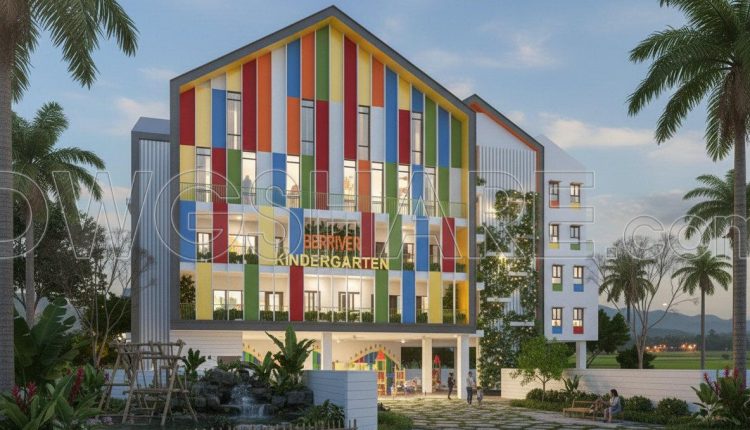 56. Download Concept Design Cad Drawings Of A 5-storey Kindergarten With A Total Area Of 4,400m2 (3)