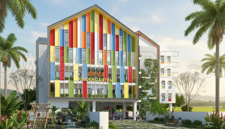 56. Download Concept Design Cad Drawings Of A 5-storey Kindergarten With A Total Area Of 4,400m2 (4)