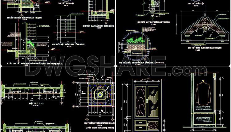 588.-free-autocad-drawings-of-building-details-roof-balcony-ceiling-interior-units
