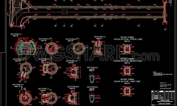 5 months ago
                

                
             201692. Multilevel Water Intake Reinforcement CAD Details – Free Download