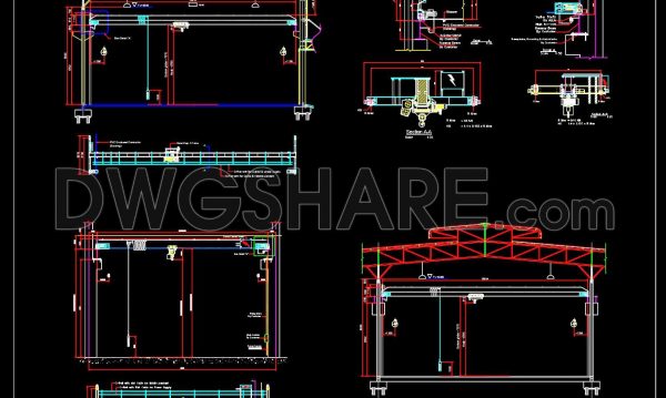 5 months ago
                

                
             544694. Overhead Crane Structure CAD Drawing DWG – Free Download