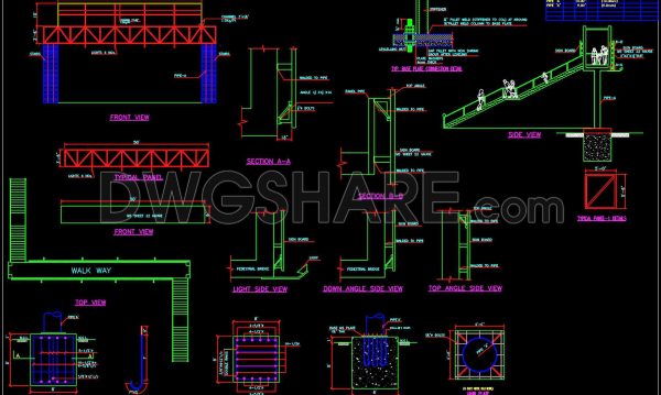 4 months ago
                

                
             423696. Free Download Pedestrian Bridge Double-Sided Signboard CAD DWG