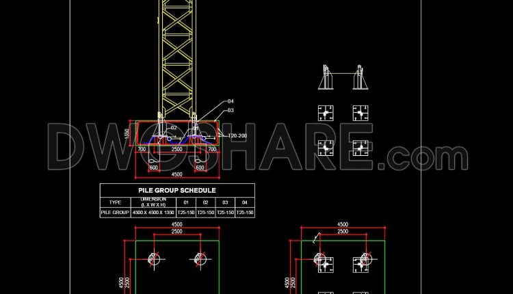 698.-free-download-tower-crane-pile-cap-details-cad-dwg