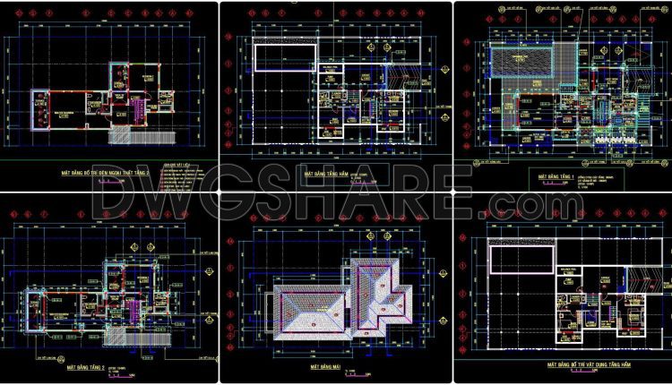802.-concept-floor-plan-drawing-for-a-2-storey-house-390m2-cad-concept-layout-1