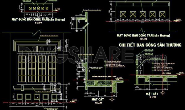 827. Free download CAD drawings of doors and windows for residential houses