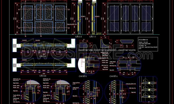 4 months ago
                

                
             280831. Free Download CAD Drawings of Glass Partition with Louvers