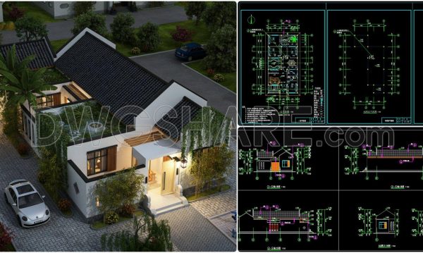 5 months ago
                

                
             797872. Download Free 1-Story House Design CAD Drawing (10m x 19,8m)