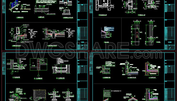 873. Download 1-story House Cad Drawing – 3 Bedrooms, 130m2 (4)