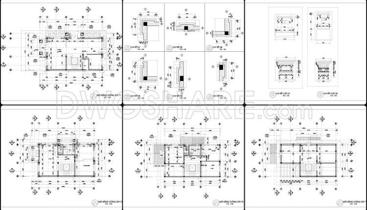 875. Download Construction Design Drawings For A 10m X 15m Residential House With 3 Bedrooms. (1)