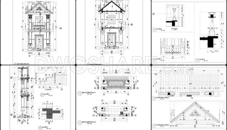 875. Download Construction Design Drawings For A 10m X 15m Residential House With 3 Bedrooms. (13)