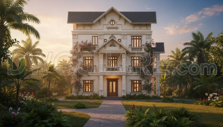 875. Download Construction Design Drawings For A 10m X 15m Residential House With 3 Bedrooms. (14)