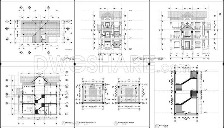 875. Download Construction Design Drawings For A 10m X 15m Residential House With 3 Bedrooms. (2)