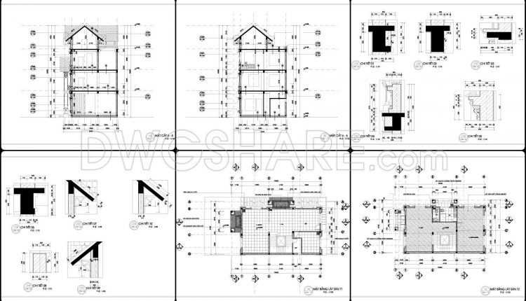 875. Download Construction Design Drawings For A 10m X 15m Residential House With 3 Bedrooms. (5)