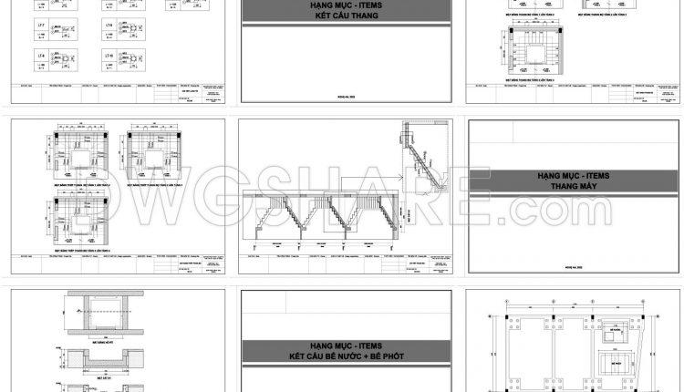 881. Download Classical 4-storey Residential Construction Drawings (355m2 Floor Area) (8)