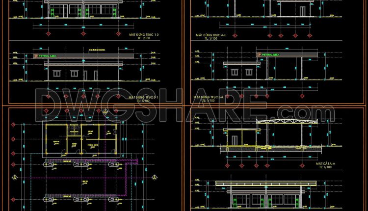 12. Download Of Gas Station Design Drawings With A Total Area Of 2,940 M2 (2)
