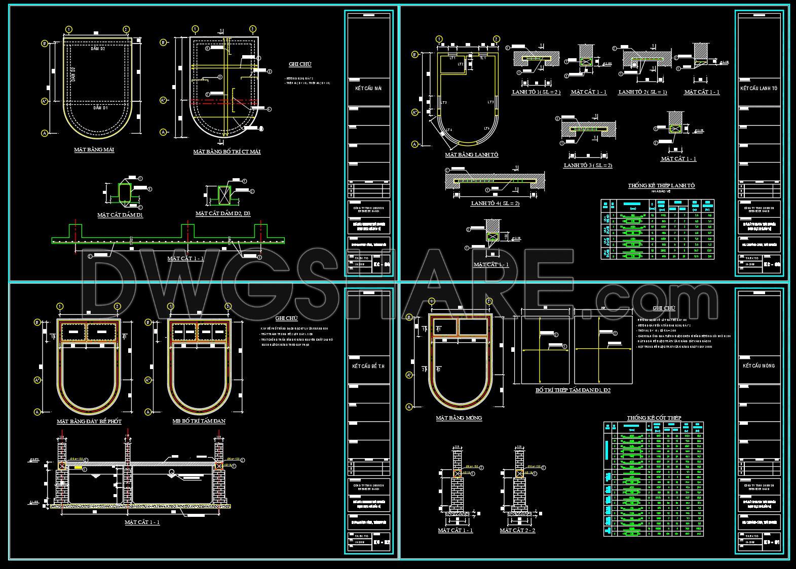 12. Guard House Structural and Architectural CAD Drawings (2)