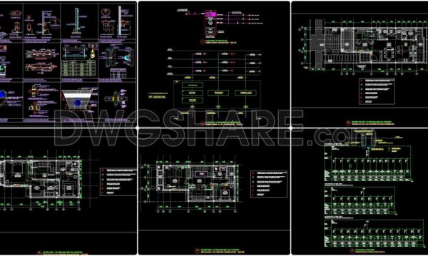 157. MEP Plumbing CAD Drawings for Residential Building
