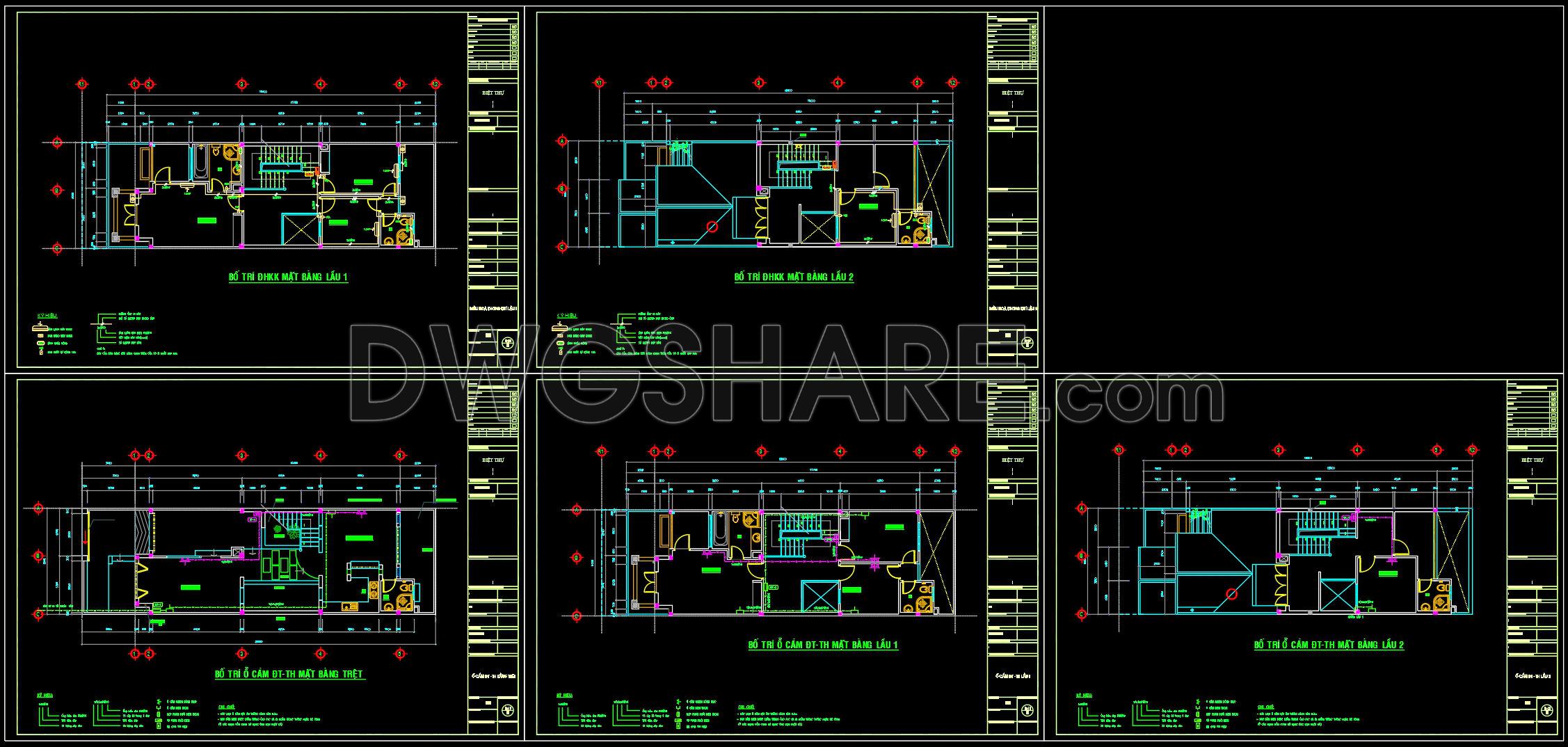 161. Complete House Electrical Plans Including Lighting and Power Layout (3)