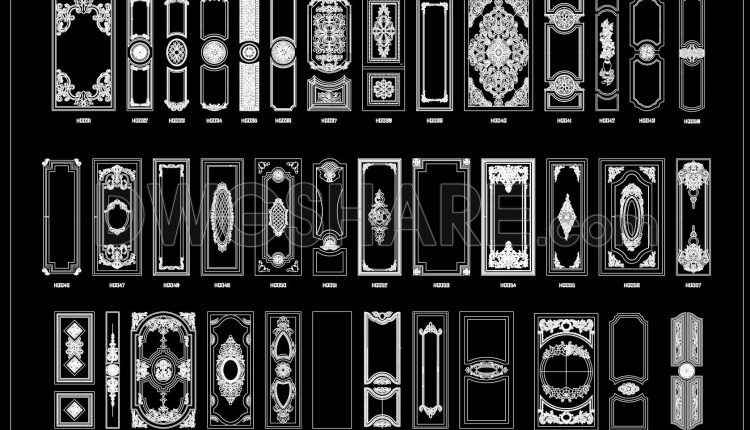 169.-free-cad-blocks-download-european-french-carved-wall-panel-molding