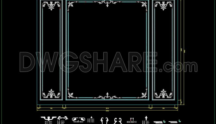 170.-download-french-style-pu-molding-wall-panel-module-cad-file