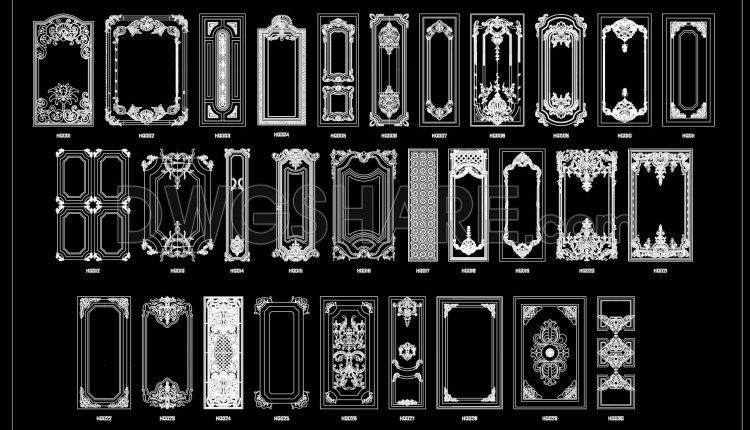 171.-free-cad-blocks-download-european-french-carved-wall-panel-molding