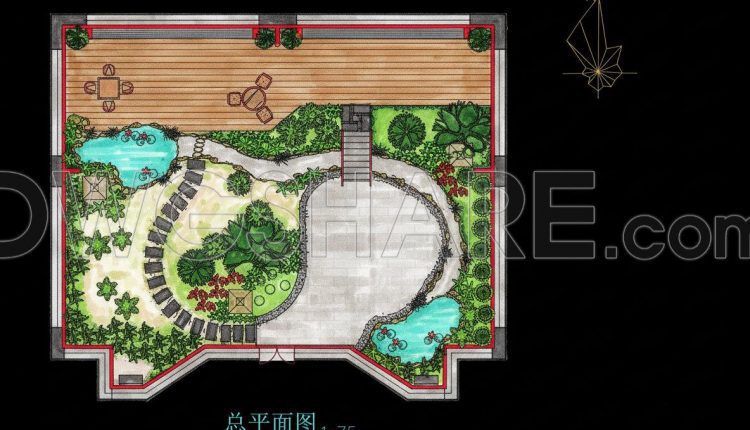 202.-free-roof-garden-landscape-cad-drawings-detailed-design-plans-1