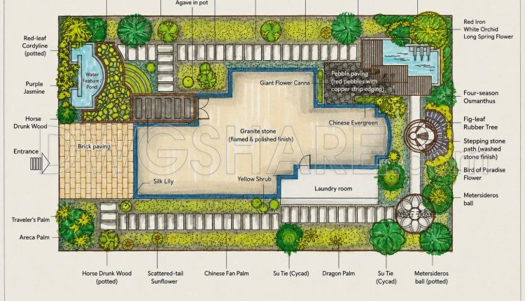 205.-free-villa-courtyard-site-plan-cad-layout-no.6-dwg-download-1