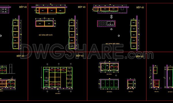 4 months ago
                

                
             180226. Free DWG Files of Modern Kitchen Cabinet Technical Details