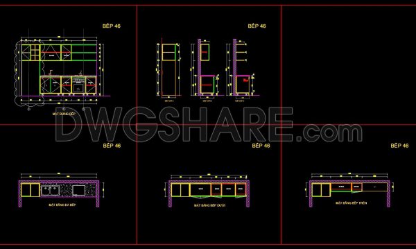 4 months ago
                

                
             228230. Free DWG Files of Modern Kitchen Cabinet Technical Details