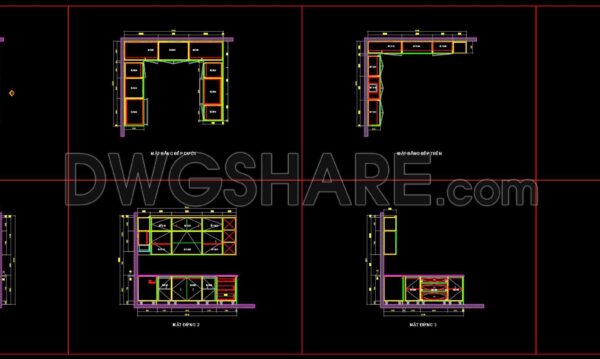 3 months ago
                

                
             186235. Download Free Detailed CAD Drawings of Home Kitchen Cabinets