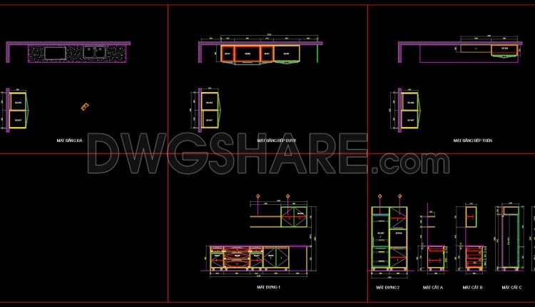 237.-free-dwg-files-of-modern-kitchen-cabinet-technical-details