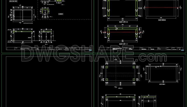 260.-free-cad-drawing-modern-dining-table-design